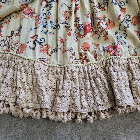 Mira boho oversized paisley tunic size small - Picture 7 of 13